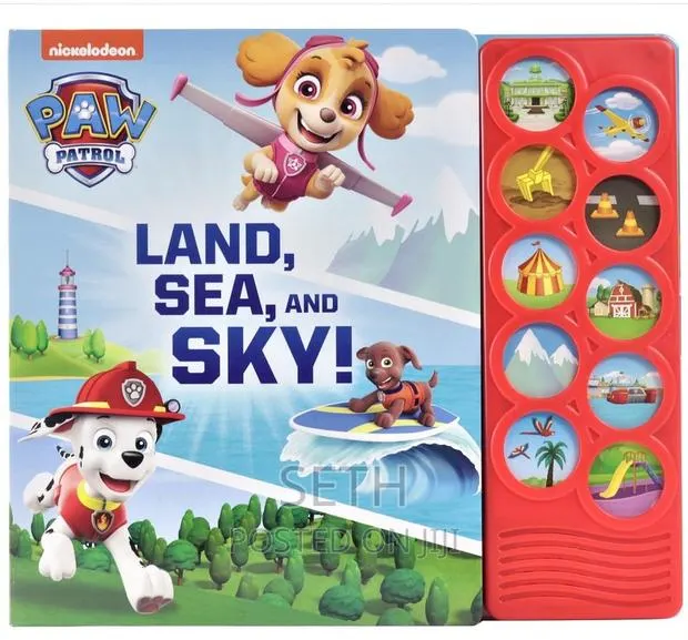 PAW Patrol - Land, Sea, and Sky! - 10-Button Sound Book · Photo 1