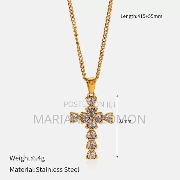 Crucifix / Cross Necklaces ( Gold Plated ) · Photo 1