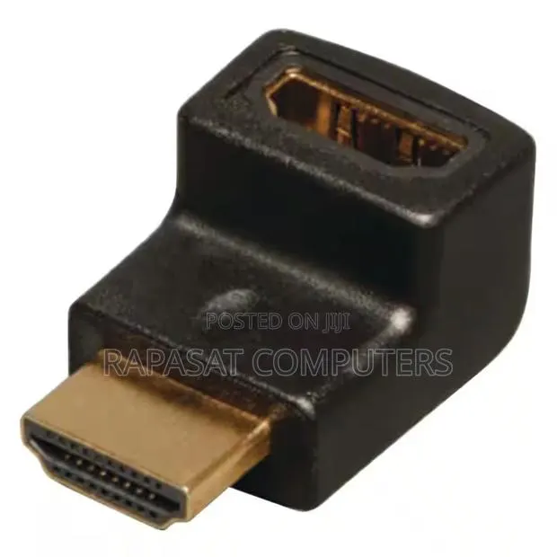 Hdmi Male To Hdmi Female 90 Degrees Right Angled Adapter · Photo 1