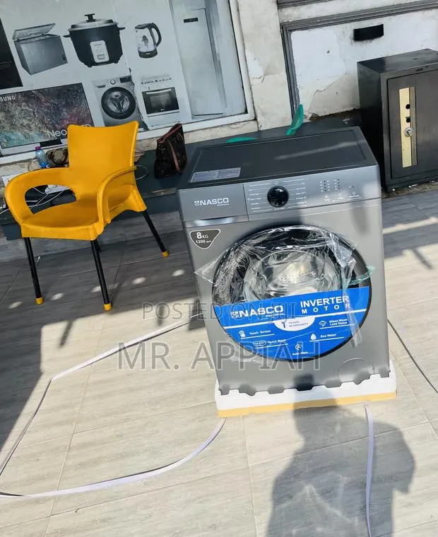 Lovely Design Nasco 8kg Front Load Inverter Washing Machine(Gray). · Photo 1