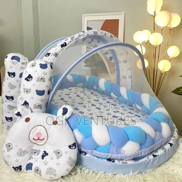 Baby Foam Bed With Spiral Bumper Bumper · Photo 1