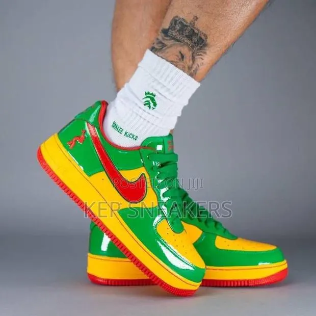 Lil Yachty X Nike Air Force 1 Low "Lucky Green" · Photo 1