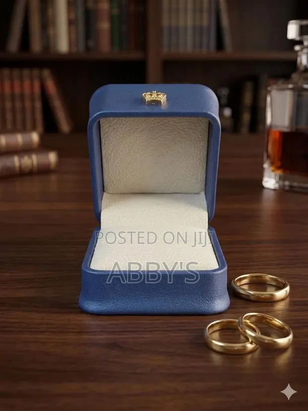 Royal Blue Ring Box/Ring Case