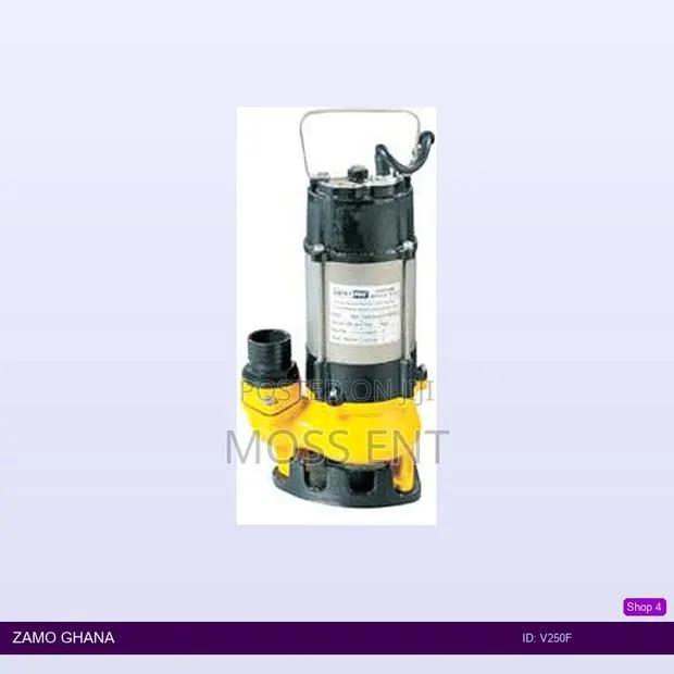 Sewage Pump 0.35hp Stainless - V250f · Photo 1