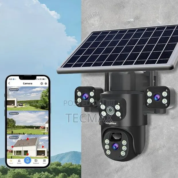 Triple Lens 4g Solar Security Camera · Photo 1