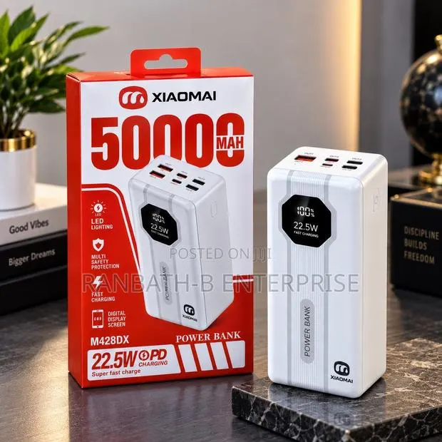 XIAOMAI 50000mAh 22.5W Power Bank – Power on the Go · Photo 1