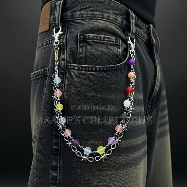 Unisex Beaded Wallet Chain / Jeans Chain · Photo 1