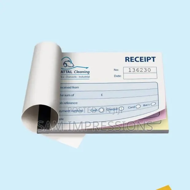 Printing of Receipt Books · Photo 1