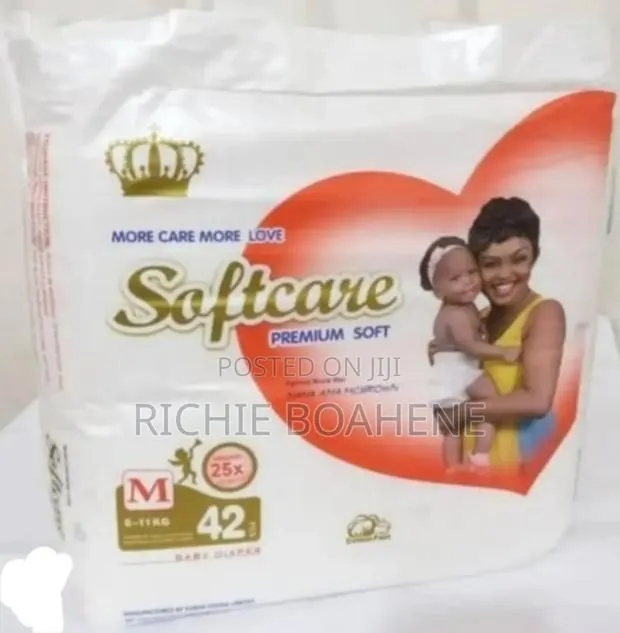 Softcare Diapers Medium. 42 Pieces in a Pack · Photo 1