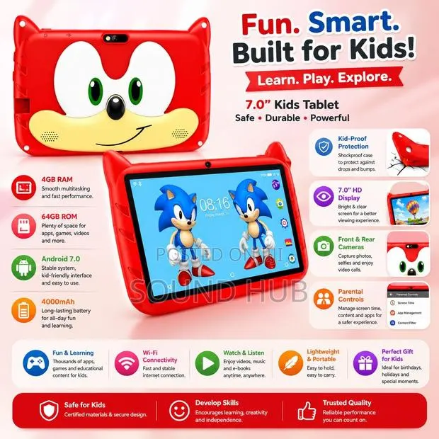 New Tablet 64 GB Red · Photo 1