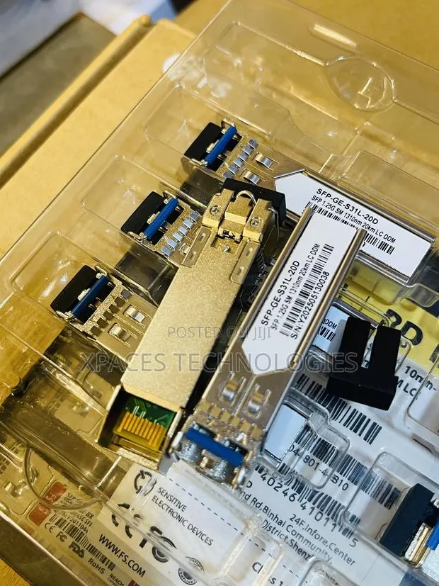 20km 1.25gB SFP 1310nm Dual LC SMF Module Compatible With Mikrotik
