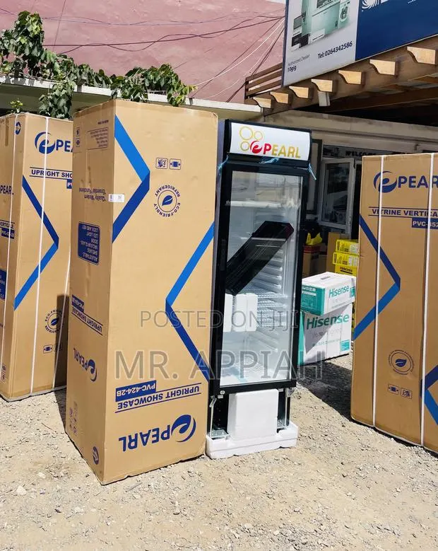 Silent Cooling Pearl PVC 424 Single Door Beverage Cooler. · Photo 1