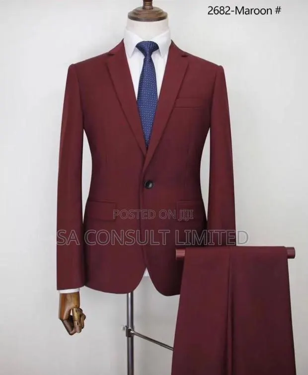 Two (2 )Pieces Wine Suits for Men