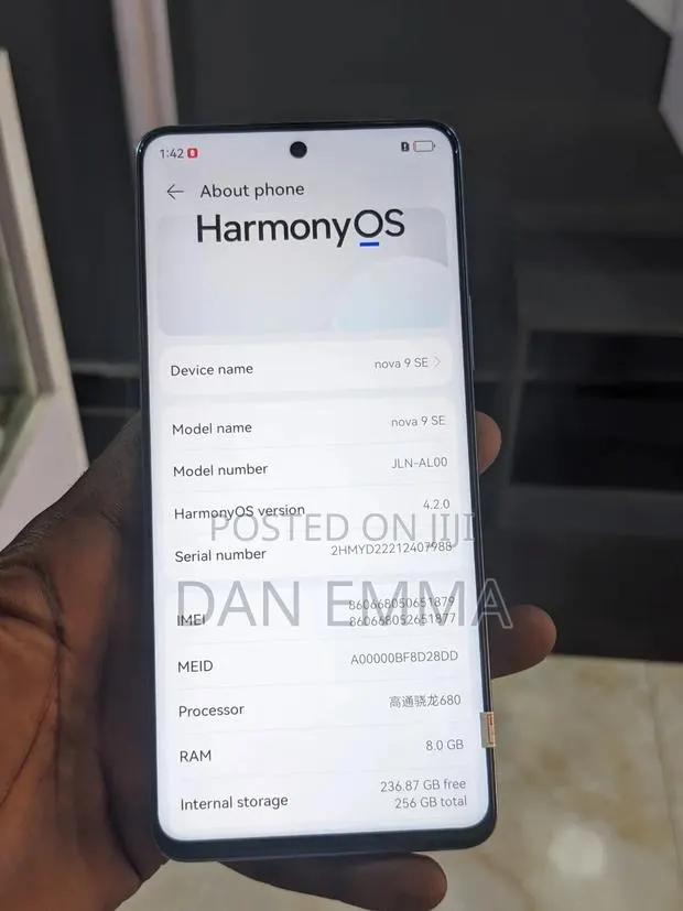 Huawei nova 9 SE 5G 256 GB Blue · Photo 1