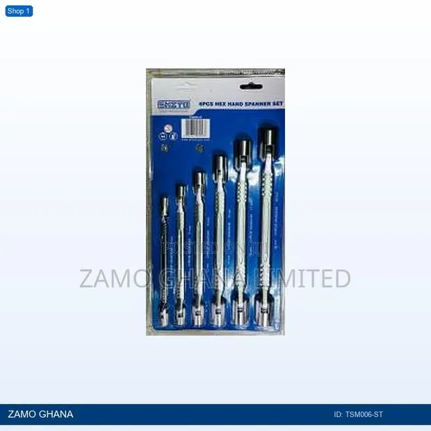 6pcs Hex Hand Spanner Set Shito - Tsm006-St · Photo 1