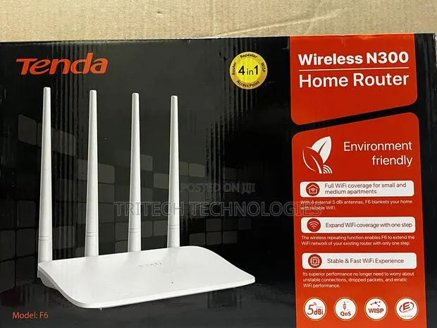 Tenda F6 N300 Easy Setup Wireless Router · Photo 1
