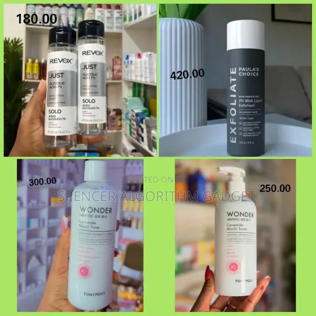 Paula's Choice-118ml/Revox Glycolictonic-250ml/Tonymoly-300ml/500ml · Photo 1