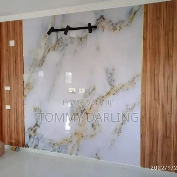 Professional Marble Sticker and Fluted Panel Installer · Photo 1