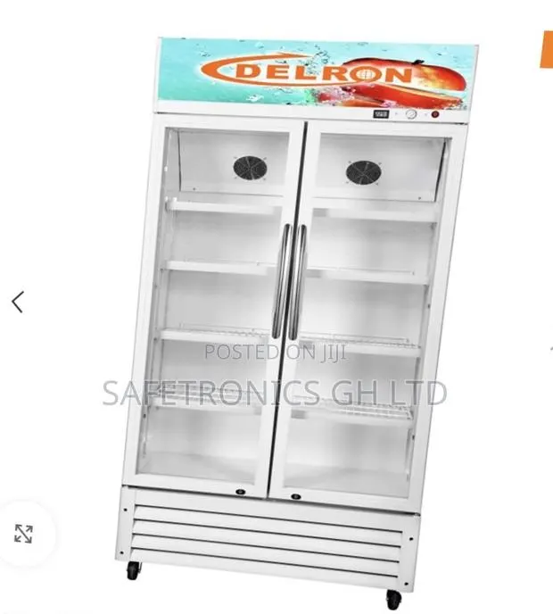 Elegant Fast Defrost Delron 2 Doors 553 Liters Display Fridg · Photo 1