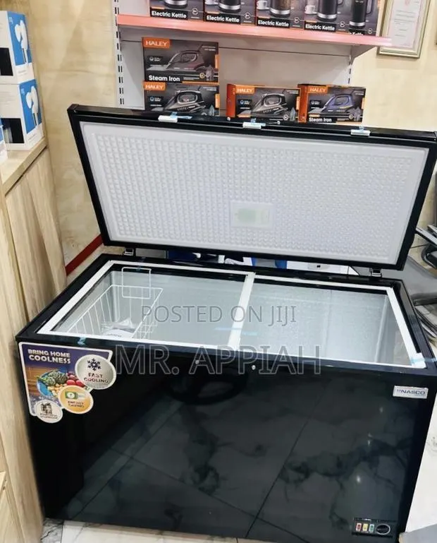 Check Out Durable Nasco Single Door Electric Freezer(Black)400L · Photo 1