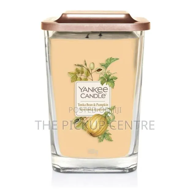Yankee Candle Tonka Bean Pumpkin Elevation Large Candle · Photo 1