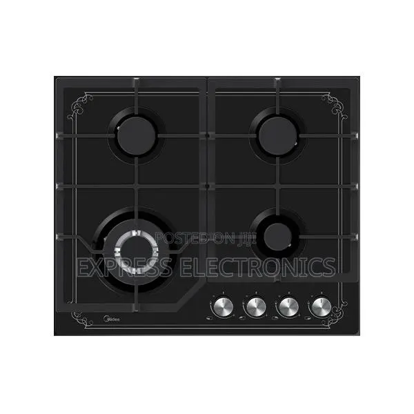 Ultra Modern Midea 4 Burner 60cm Gas Hob โ Black (60GJ084) ยท Photo 2