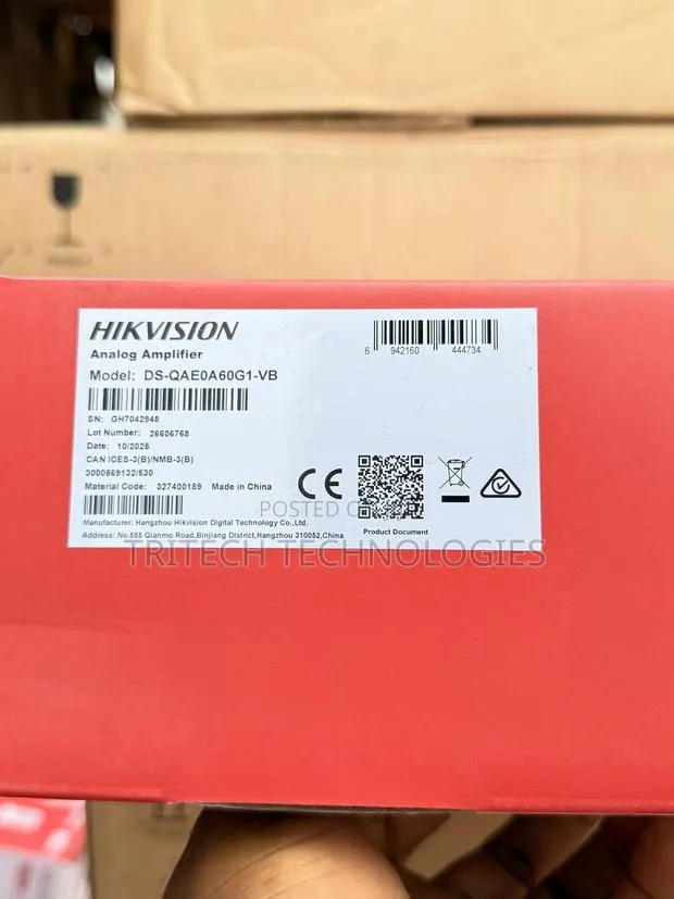 Hikvision Analog Amplifier 60w Ds-qae0a60g1-vb · Photo 3