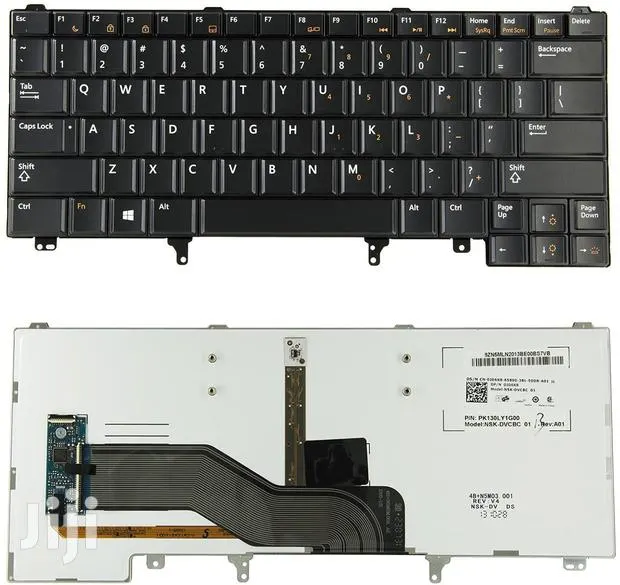 Dell OEM Latitude E4300 Backlit Laptop Keyboard - KR737 · Photo 1