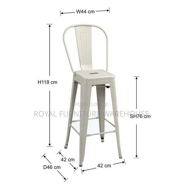 Metallic Bar Chair · Photo 1
