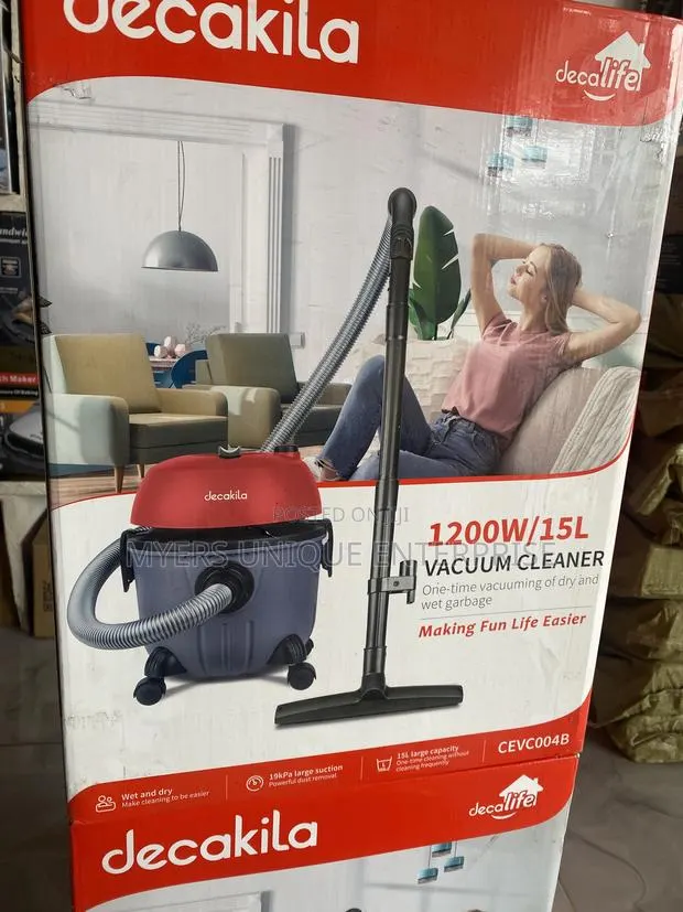 1200w Vacuum Cleaner With Hose+Tubes-Decakila,15l · Photo 1