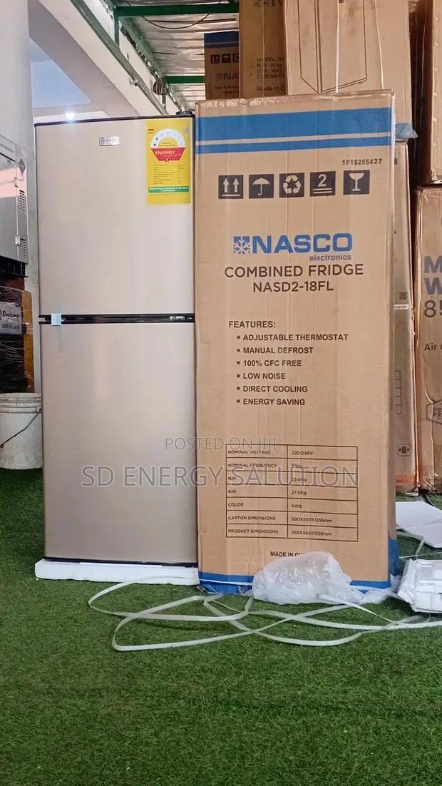 Nasco 136l Double Door Fridge – Reliable Cooling Performance 136l · Photo 1