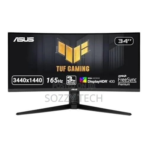 ASUS Tuf Gaming Vg34wqml5a 34inch 250hz Uwqhd Va Curved Gaming Monitor · Photo 1
