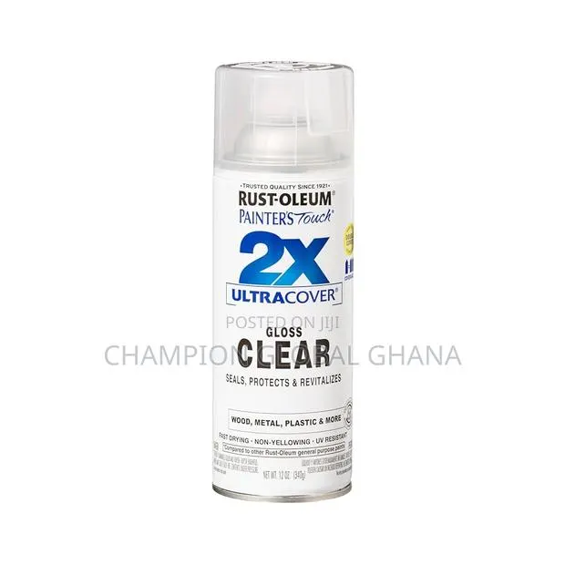 2x Enamel Gloss Clear Spray · Photo 1