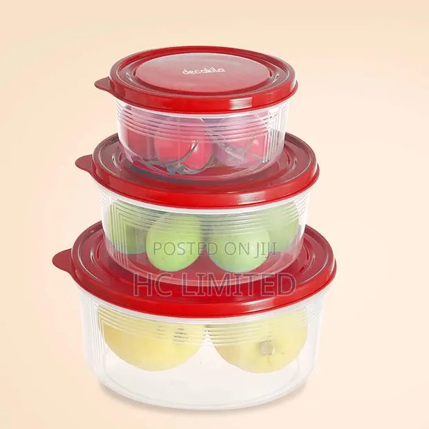 Decakila Food Container Set of 3 - Kmtt121r · Photo 1