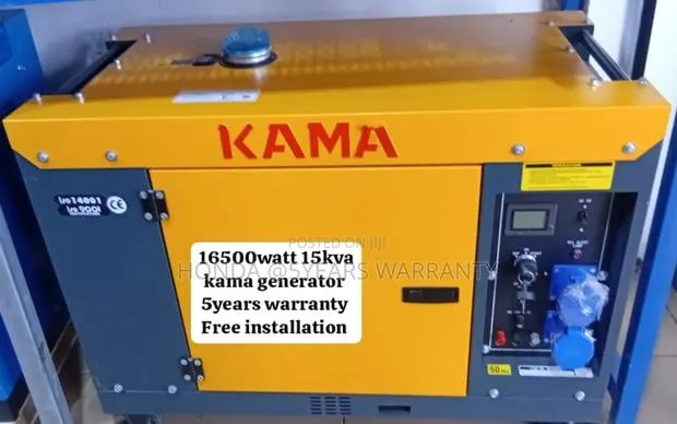 Kama 16500watt 15kva Dedical Facility Power Generator 15kva · Photo 1
