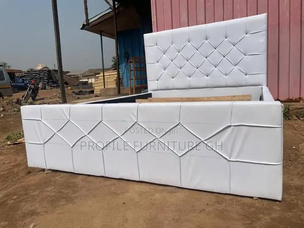 Pure White Lovely Double 54x75 Bedframe// Durable And Luxurious · Photo 1