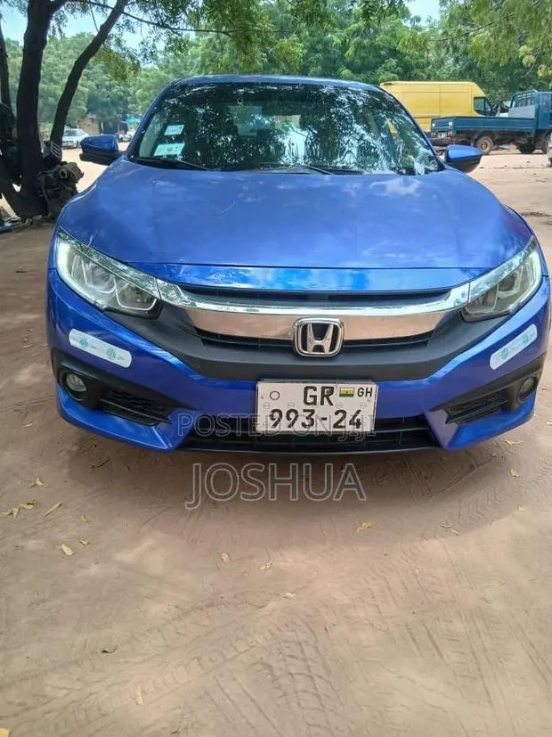 Honda Civic EX Sedan 2018 Blue · Photo 1