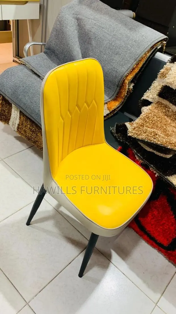 Yellow and Ash Dining Chair · Photo 1