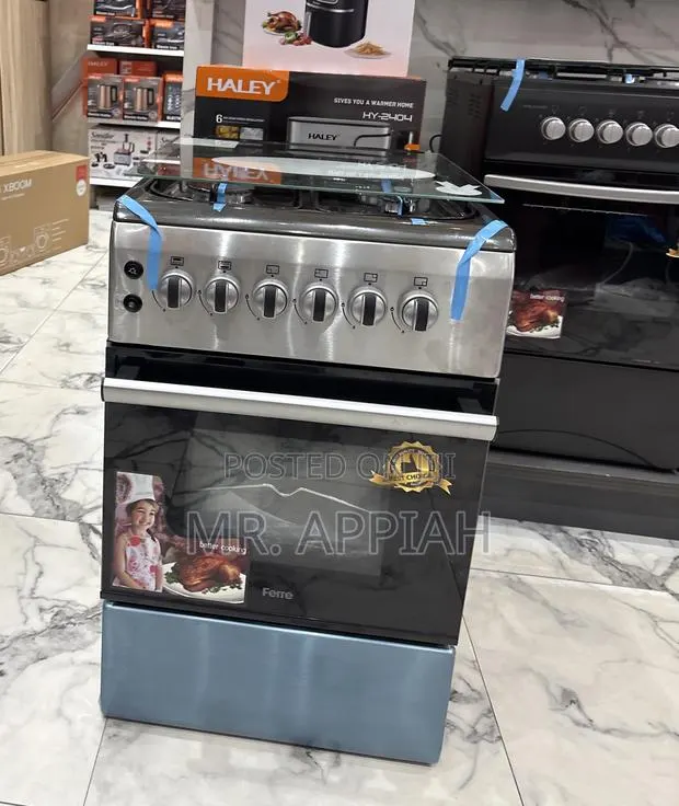 Get Premium Ferre 4 Gas Burner With Glass Oven(Gray) · Photo 1