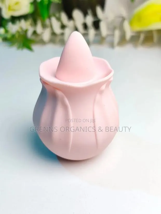Pink Rose Tongue Licking Clitoral Vibrator – Women Sex Toy · Photo 1