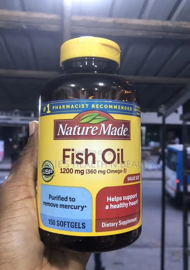 Nature Made Fish Oil 1200 Mg (360mg Omega 3) 150 Softgels · Photo 1