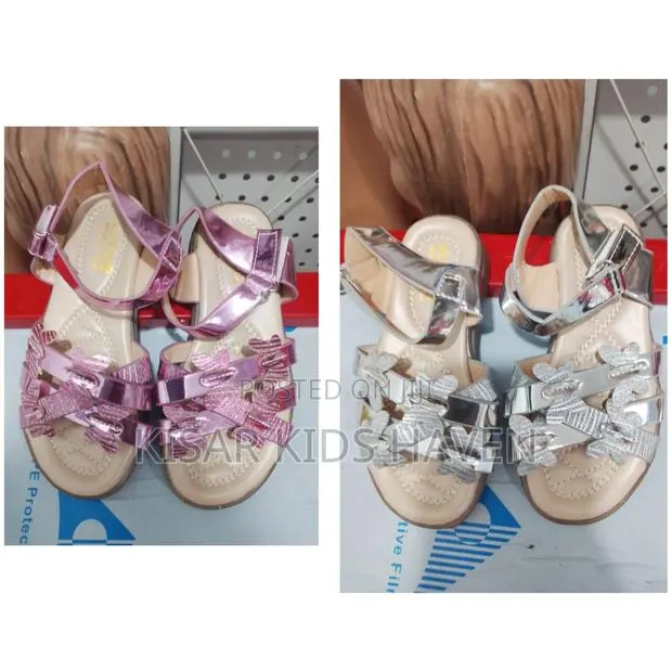 Simply Cute Girls Sandals Size 26( Silver), Size 29 ( Pink) · Photo 1