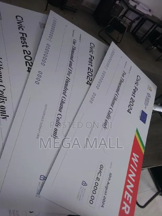 Dummy Cheque/Giant Cheque Print Service · Photo 1