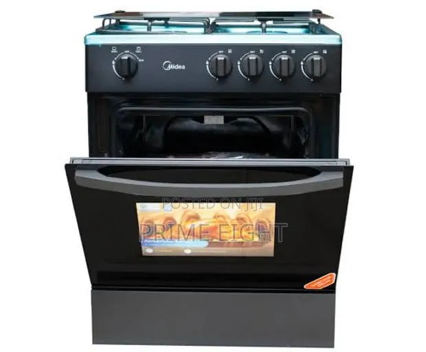 Midea 4 Burner Gas Cooker With Grill (24tmg4g081-B) · Photo 1