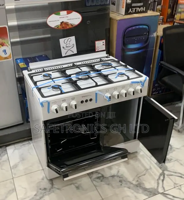 Premium Sleek Mediatech 5-Burner Gas Cooker With Oven, Grill · Photo 1