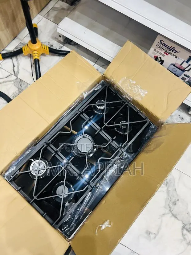Order Kenwood 90cm 5 Gas Built in Hob(Tempered Glass) Black · Photo 1