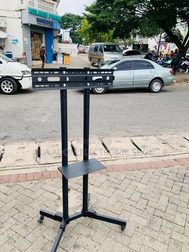 Elegantly Designed Mobile Tv Stand With Wheels for 32-70” Tv · Photo 1