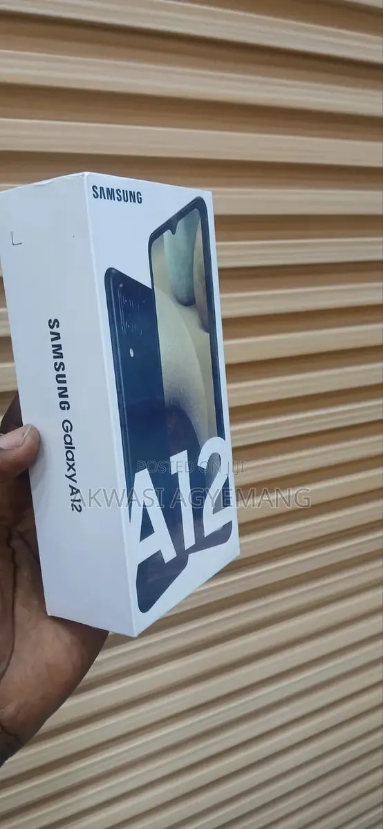 New Samsung Galaxy A12 128 GB Black · Photo 1