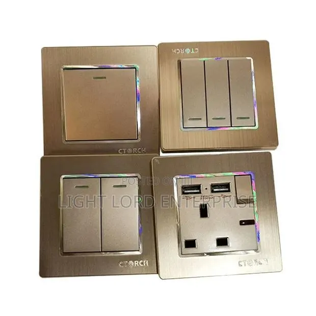 Switch Rosegold Switch and Socket · Photo 1
