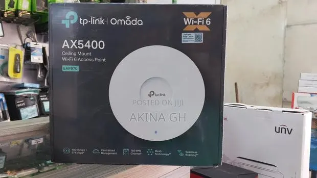 Tp Link Omada Ax5400 Ceiling Mount Wifi 6 Access Point (Eap 670) · Photo 1